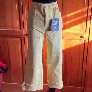 Democracy Yellow Straight Leg Pants